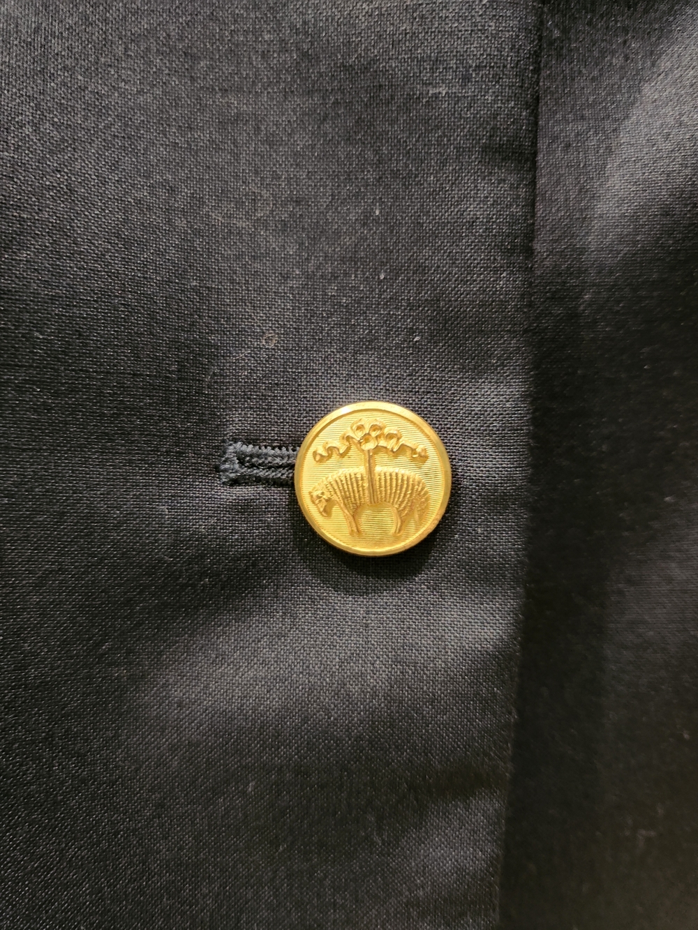 Brooks Brothers "346" Classic Women's Black Blazer with Gold Buttons - Picture 5 of 7